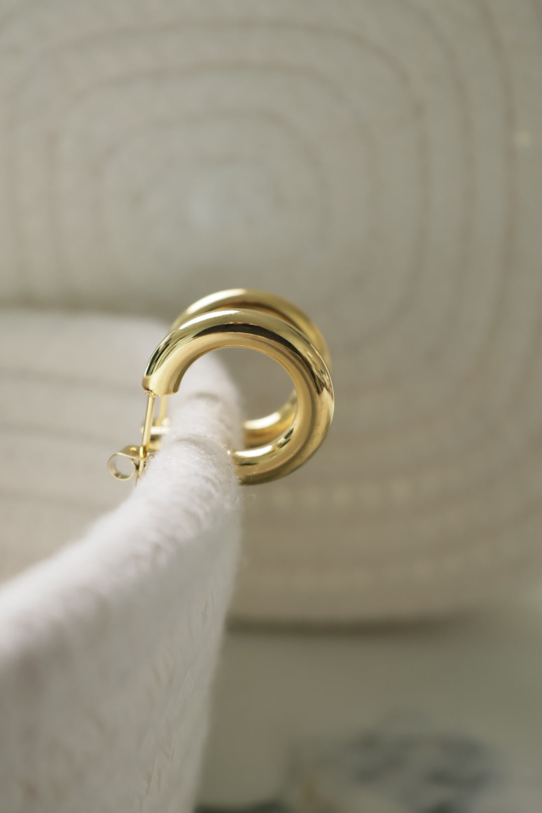 Monday Mini Gold Hoops