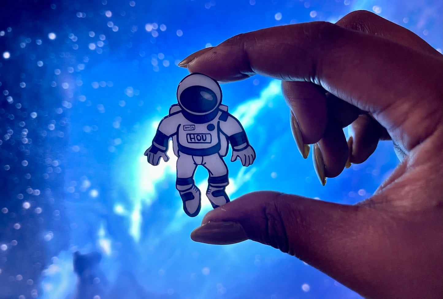 HouStronaut Enamel Pin