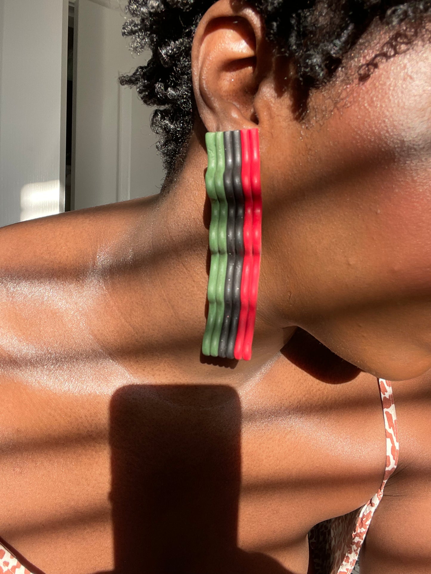 Pan African Earrings in Houston