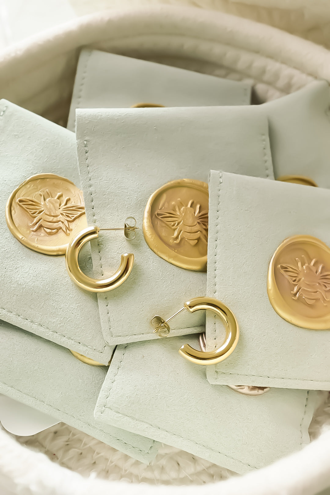 Monday Mini Gold Hoops