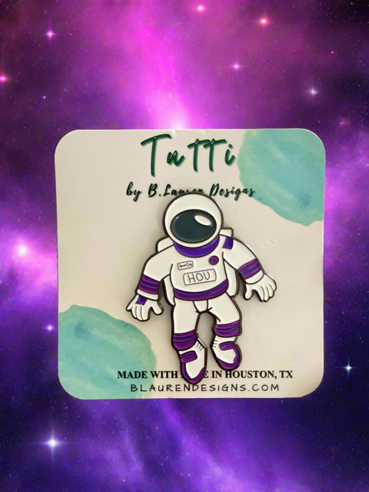 HouStronaut Enamel Pin