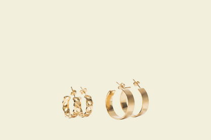 Gold Hoop Earrings