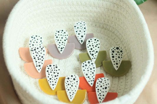 Le Bree Studs - Pop of Color - Boho Chic Earrings