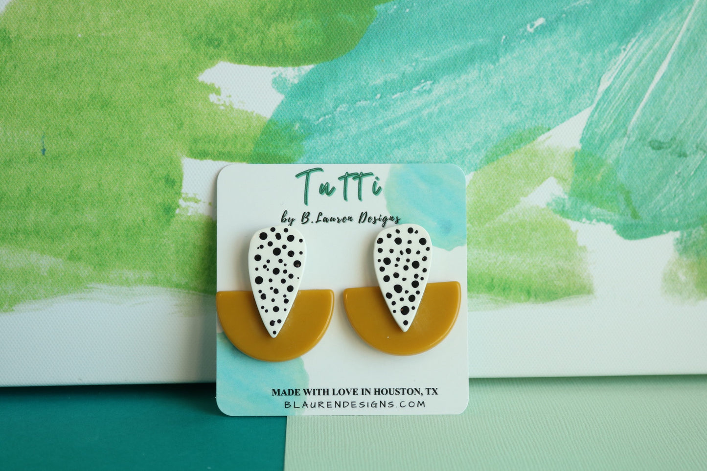 Le Bree Studs - Pop of Color - Boho Chic Earrings