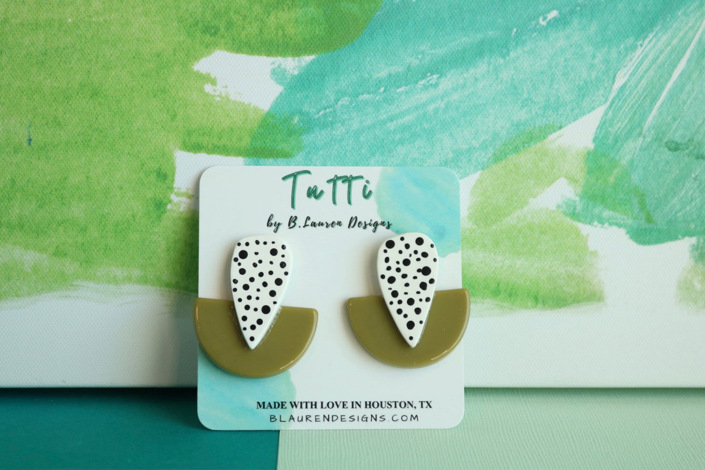 Le Bree Studs - Pop of Color - Boho Chic Earrings