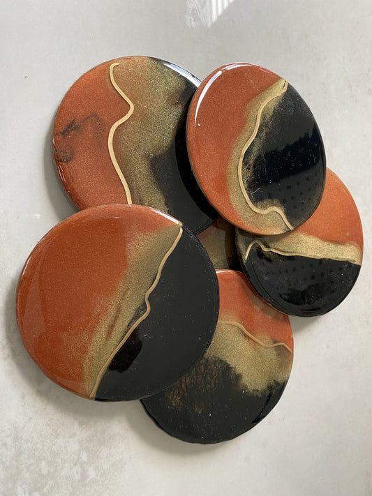 October Moon Coasters